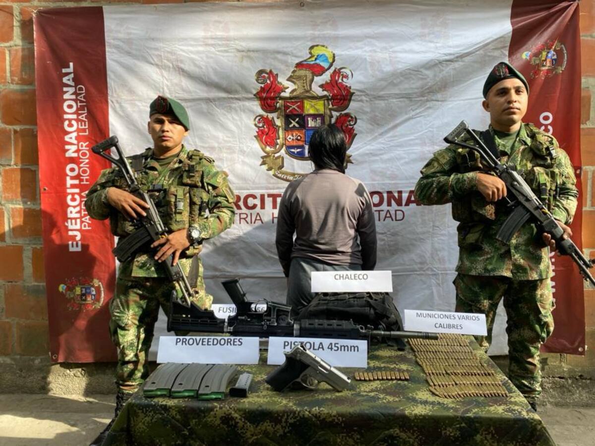 Ejército Nacional recuperó a una menor que formaba parte del ELN en el Cauca