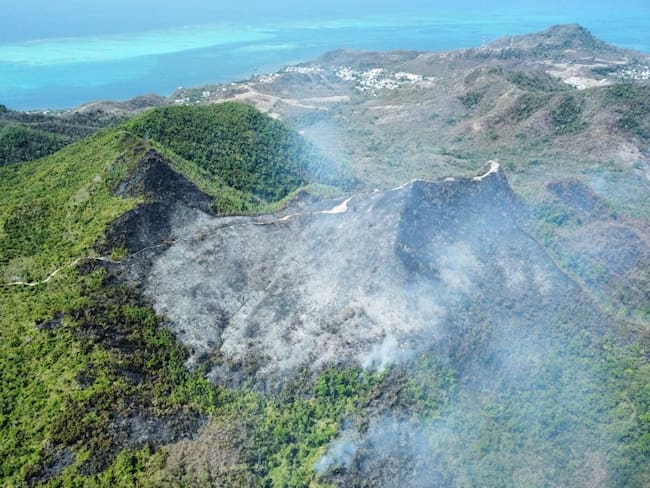 Un agricultor sería el responsable del incendio en Providencia: director de Coralina