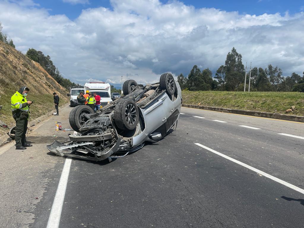 Accidente en Boyacá. Foto/Suministrada.