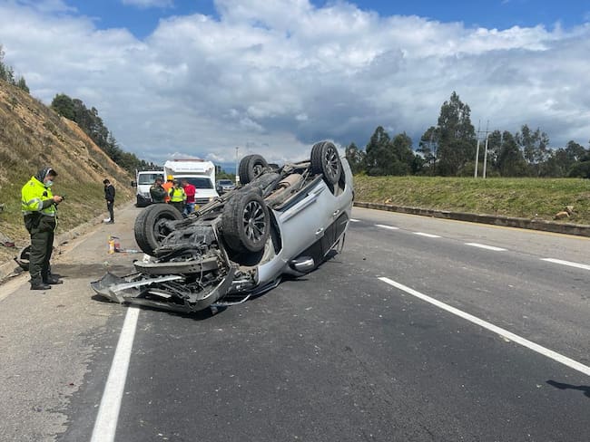 Accidente en Boyacá. Foto/Suministrada.