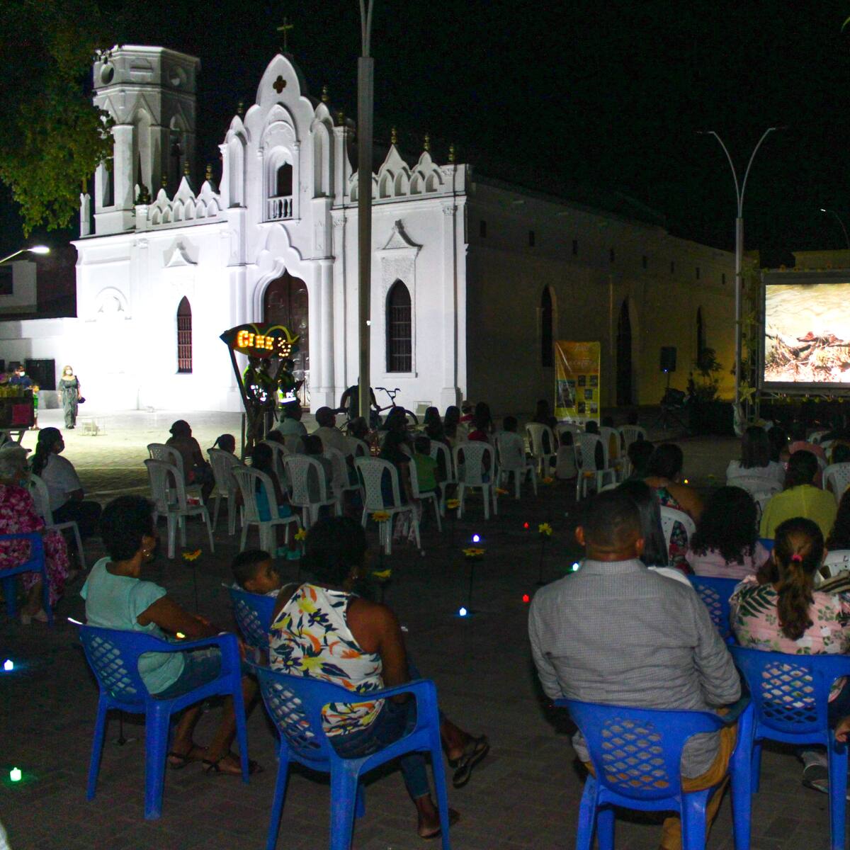 Aracataca vivió el ‘Cine bajo las estrellas’