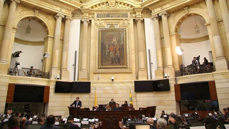 Solo las personas vacunadas podrán entrar a las instalaciones del Congreso . Foto: Colprensa