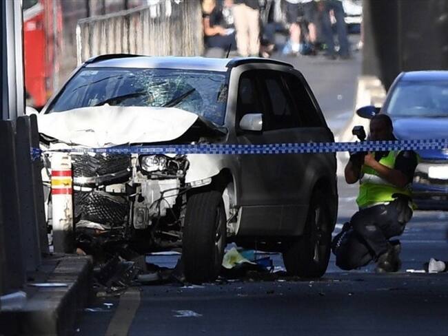 Las autoridades australianas detuvieron a dos sospechosos tras el atropello presuntamente deliberado de al menos 15 personas. Foto: Agencia EFE