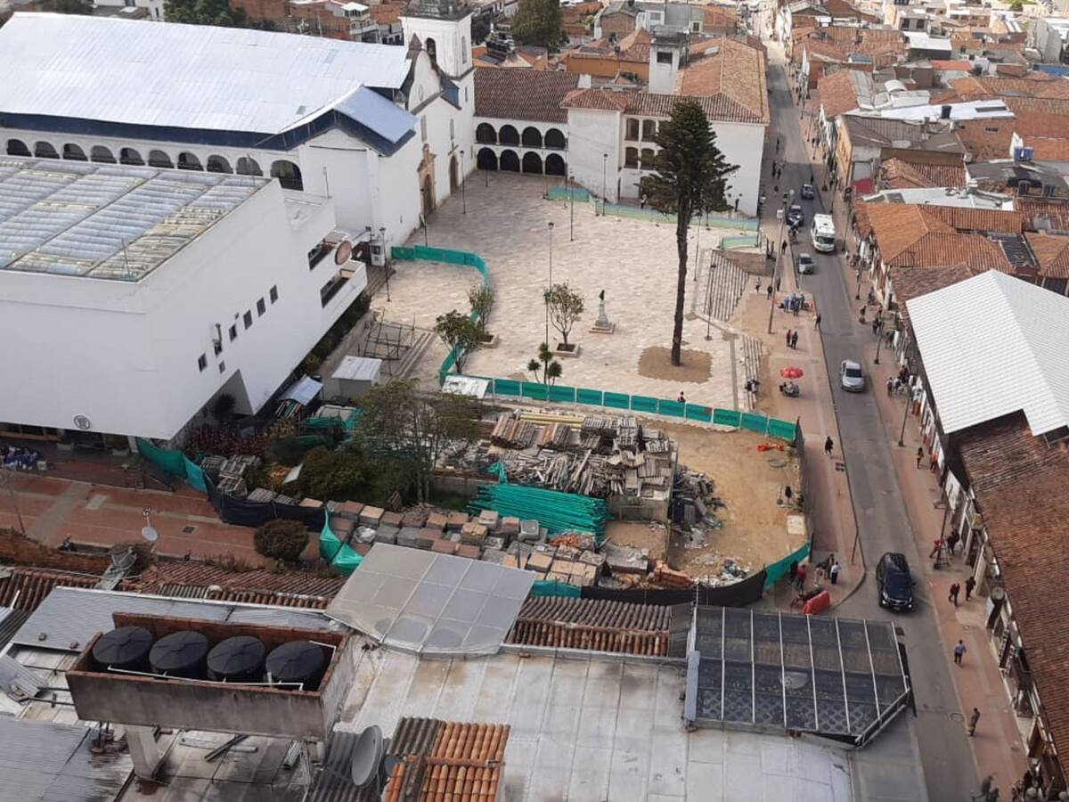 Obras del Plan Bicentenario de Tunja llevan tres meses suspendidas