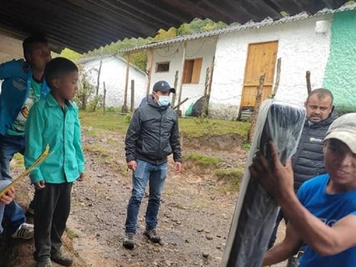 En Riosucio, Caldas declararon calamidad pública y alerta naranja por las lluvias