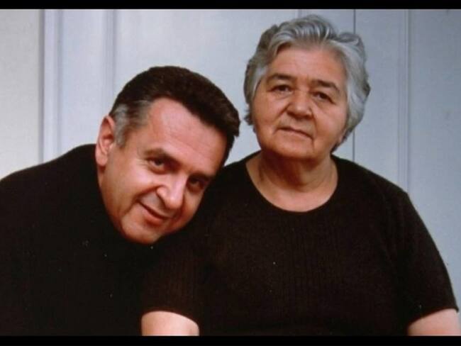 Luis Eduardo Garzón y su madre. Foto: La WCon Vicky Dávila