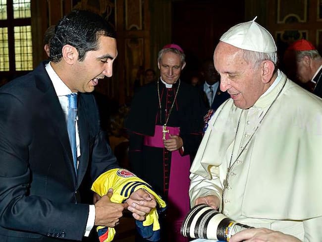 David Barguil presumió que ya se ha reunido dos veces con el papa Francisco. Foto: David Barguil
