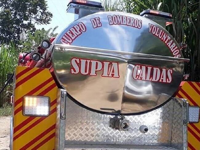 Una persona falleció por un choque que se registró con un caballo. Foto: Tomada del perfil de Facebook de Bomberos Supía, Caldas.