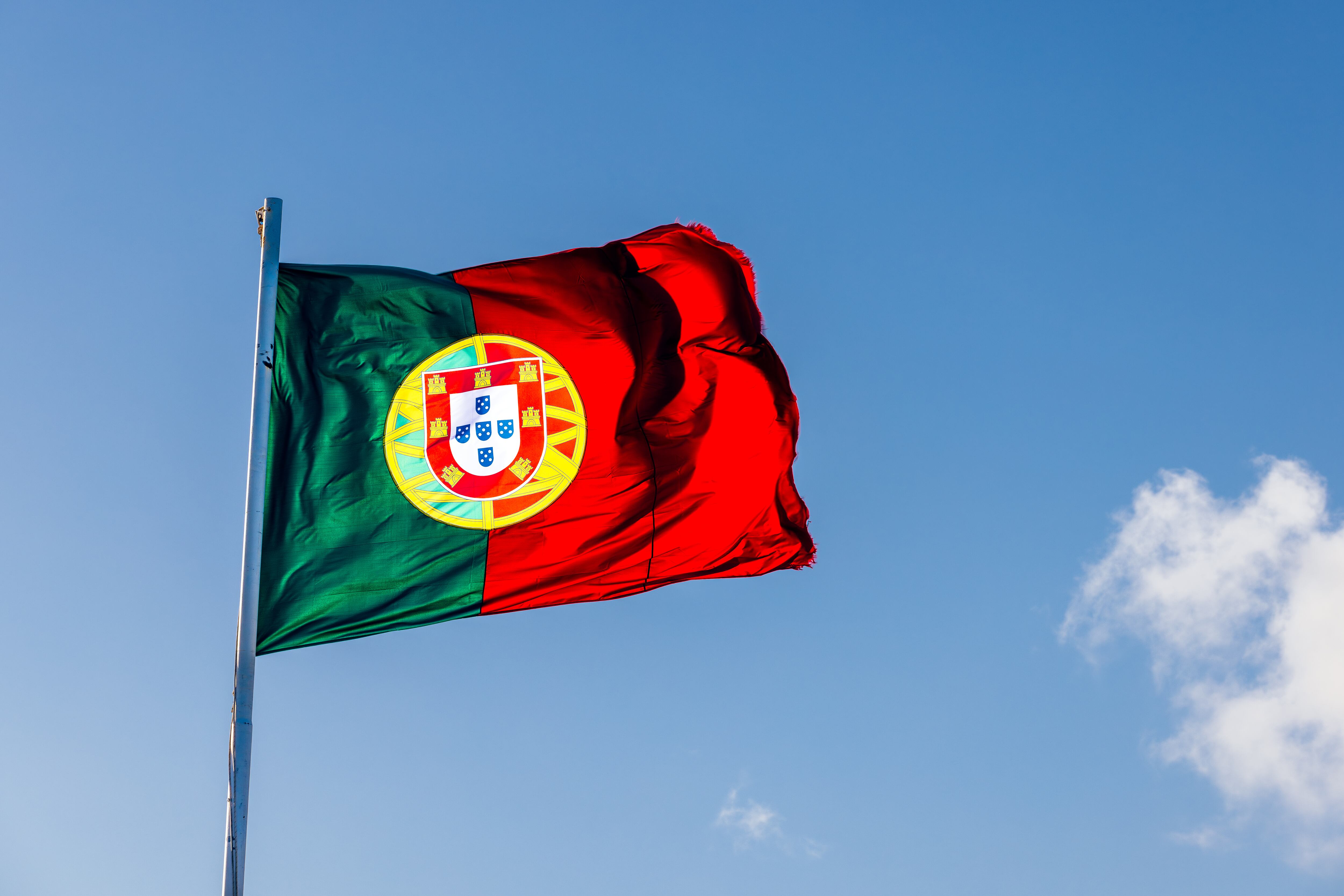 Bandera de Portugal: Foto: Getty Images