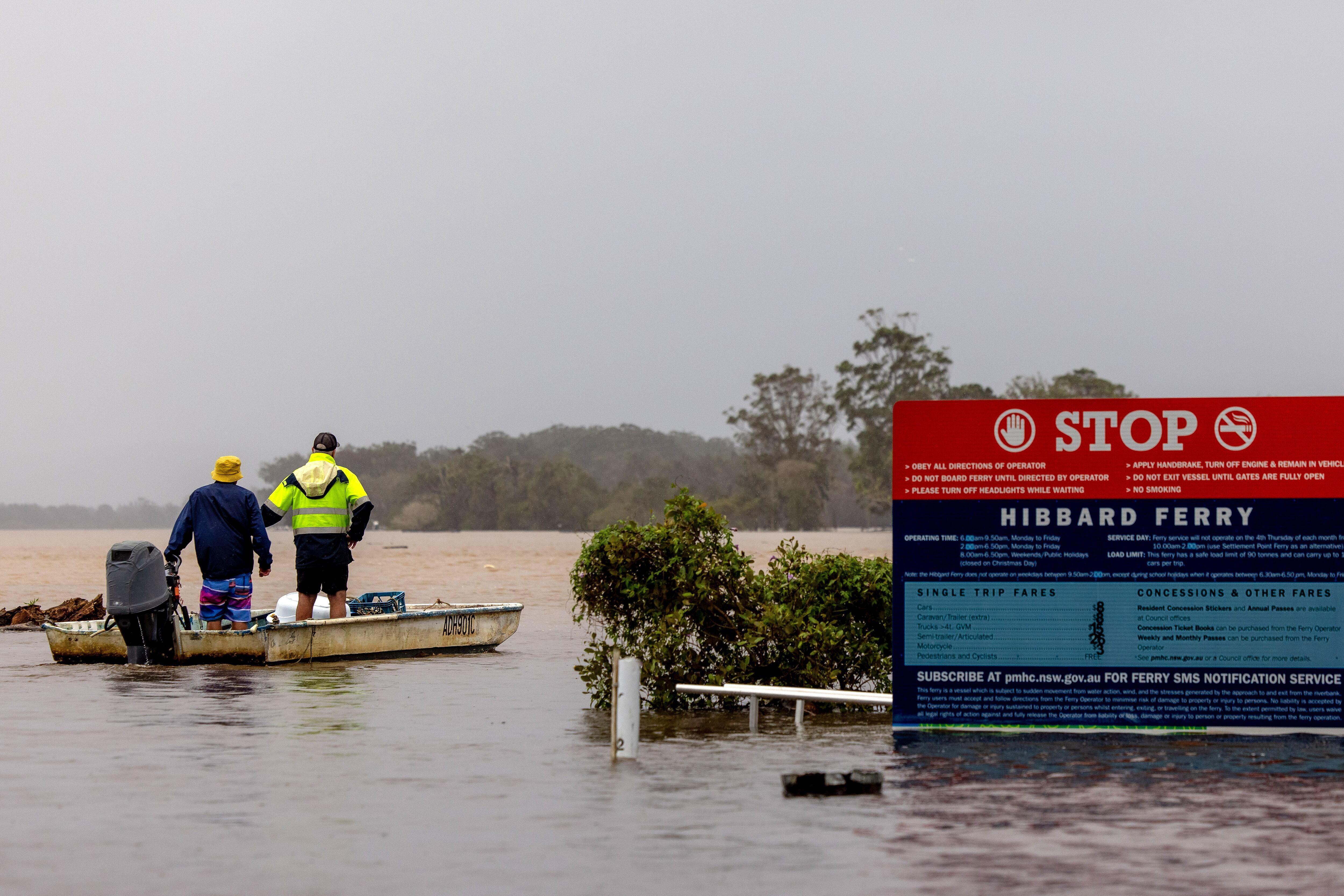 Inundaciones en Australia. Foto: EFE/EPA/Lindsay Moller.