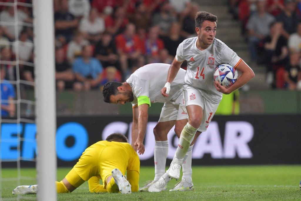 España frente a Republica Checa. (Photo by Michal Cizek / AFP) (Photo by MICHAL CIZEK/AFP via Getty Images)