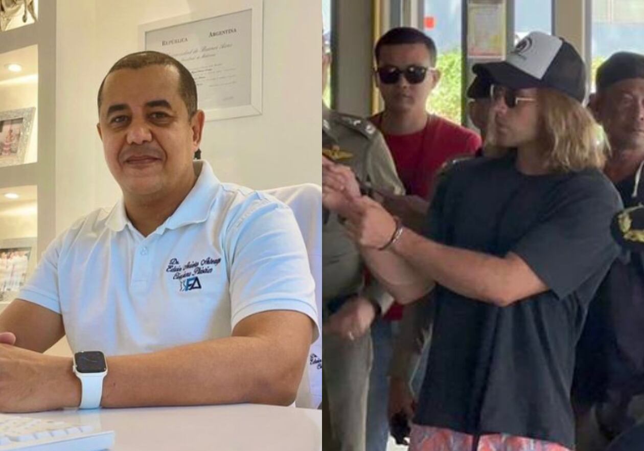 Edwin Arrieta Arteaga y Daniel Sancho. Foto: Colprensa y EFE.