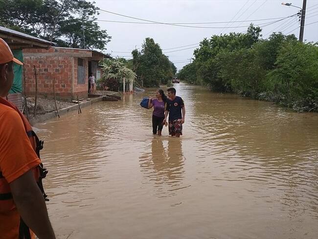 Damnificados por lluvias. Foto: Colprensa