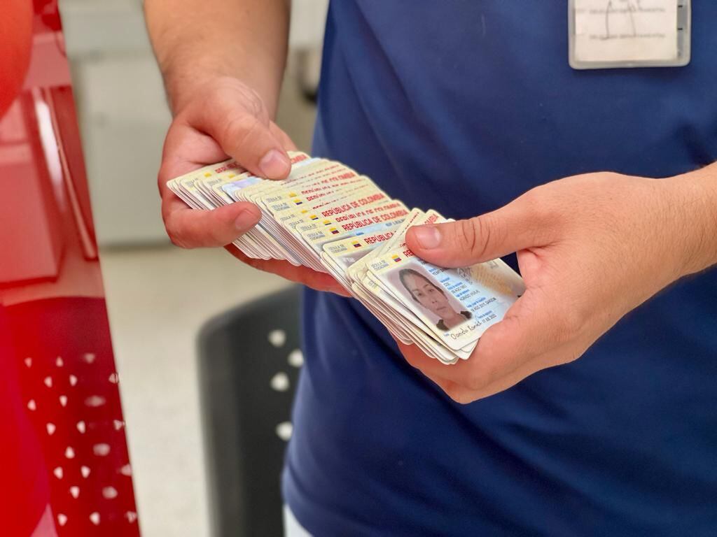 En el departamento se encuentra pendiente el reclamo de 13.299 cédulas. Foto: cortesía Registraduría Nacional.