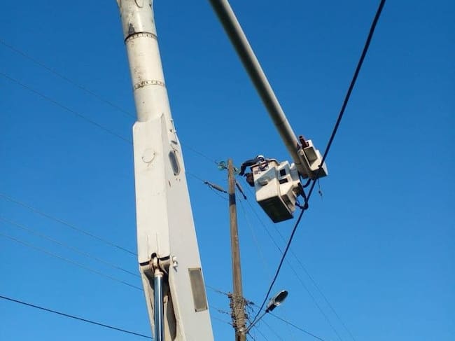 Servicio de acueducto estaría en riesgo por millonaria deuda con Afinia en Montería. Foto: prensa Afinia.