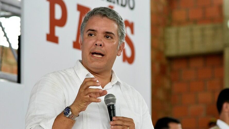 Iván Duque aseguró que él promueve el diálogo social. Foto: Colprensa
