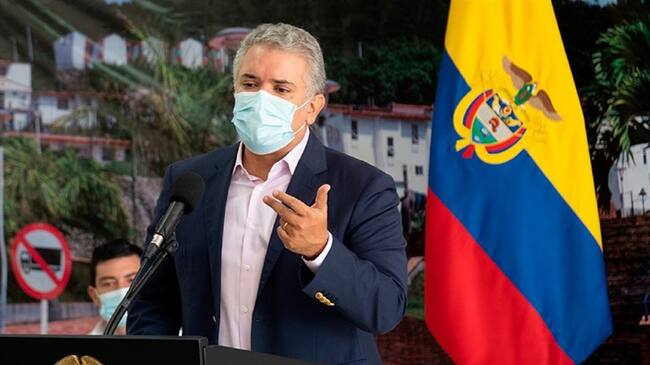 Presidente Iván Duque pidió apoyar la reforma tributaria que presentará su gobierno. Foto: Cortesía