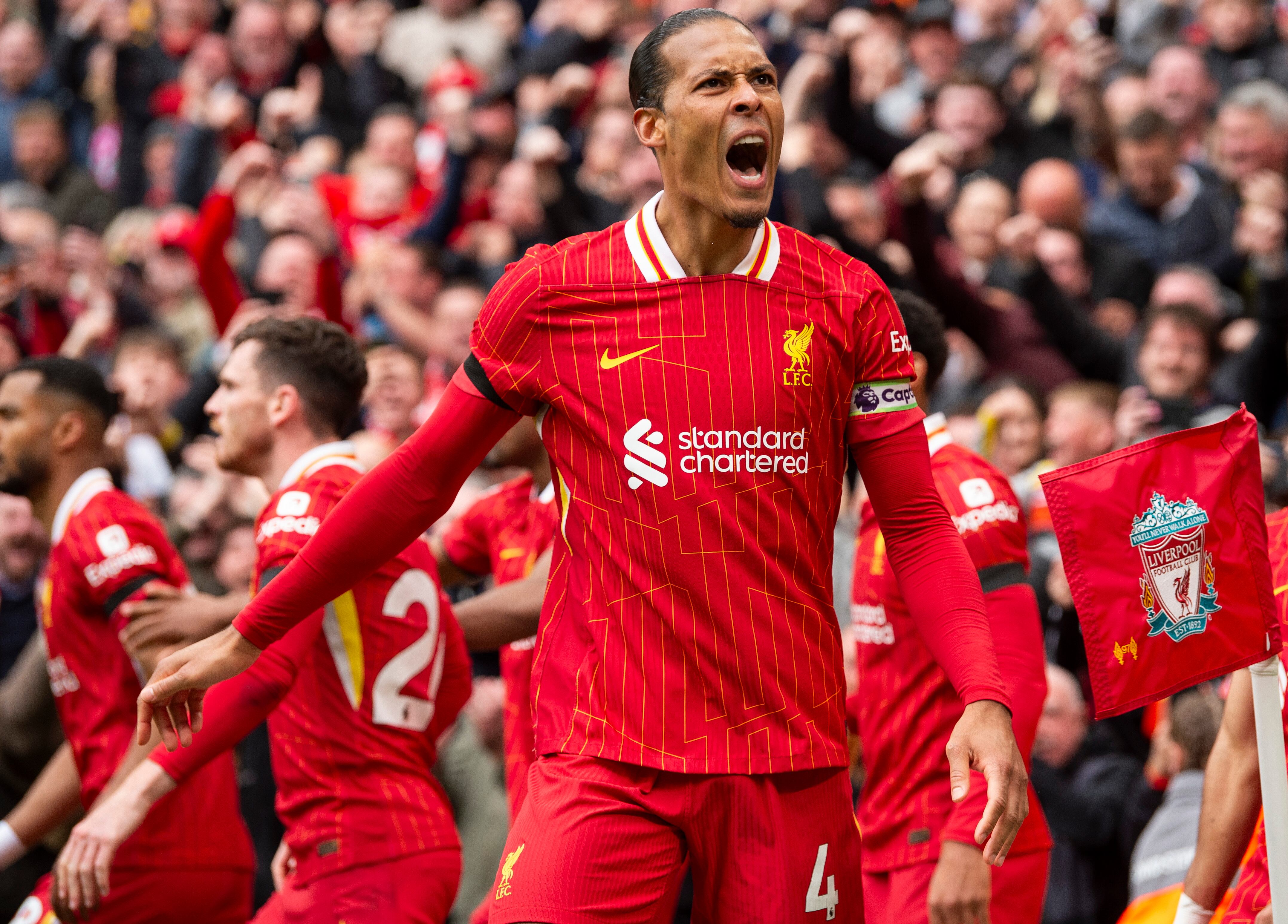 Virgil Van Dijk. Foto: EFE/EPA/PETER POWELL.