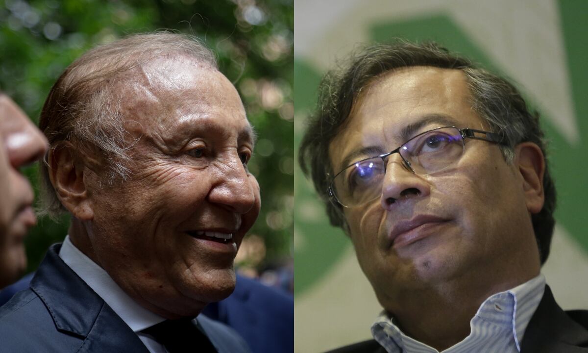 Gustavo Petro y Rodolfo Hernández, candidatos presidenciales. Fotos: Colprensa.