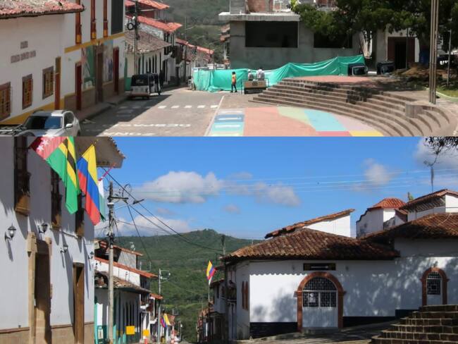 Parque de Curití. / Foto: Suministrada por Orlando Galvis.