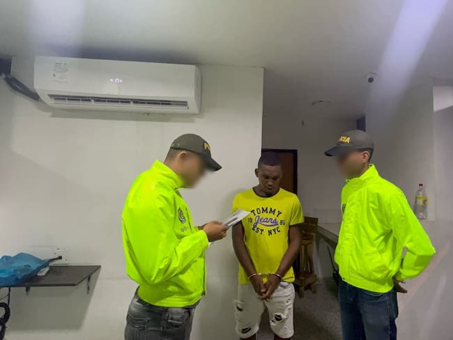 presunto responsable del crimen, Jerry Rosero Prasca,