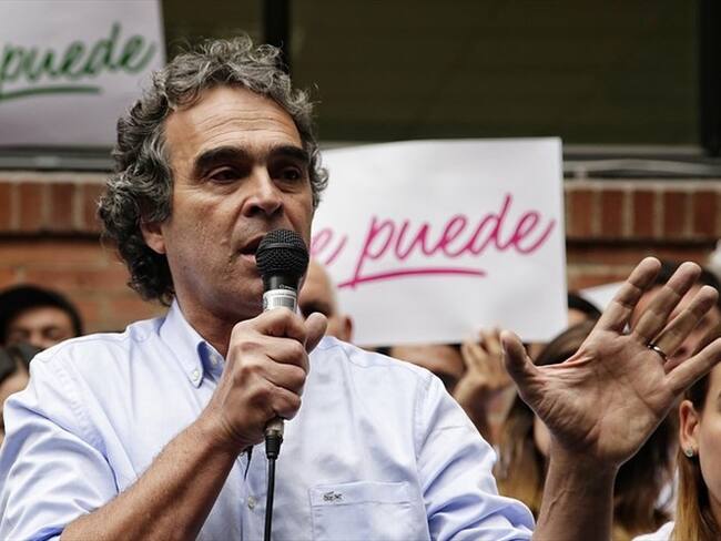Sergio Fajardo fue proclamado como candidato presidencial de la Coalición Colombia. Foto: Colprensa