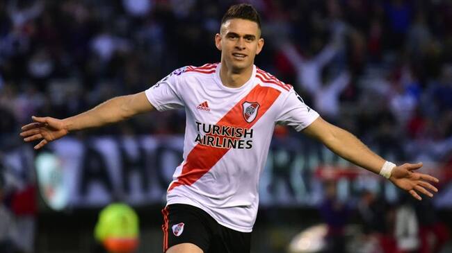 Rafael Santos Borré delantero de River Plate. Foto: Getty Images