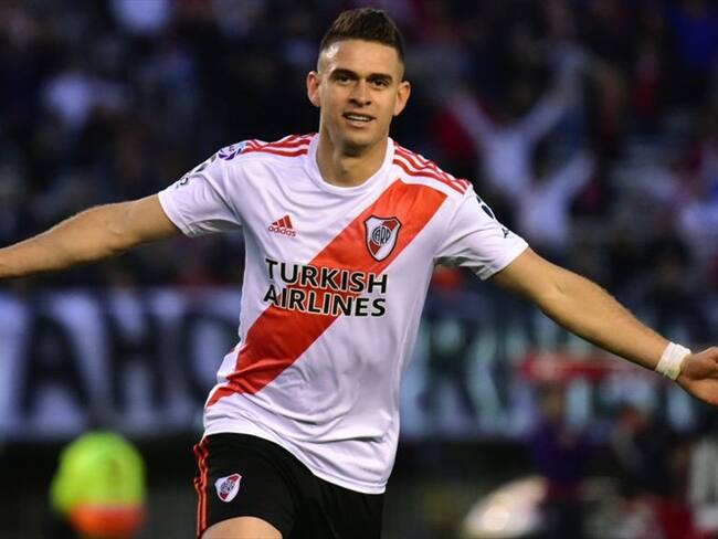 Rafael Santos Borré delantero de River Plate. Foto: Getty Images
