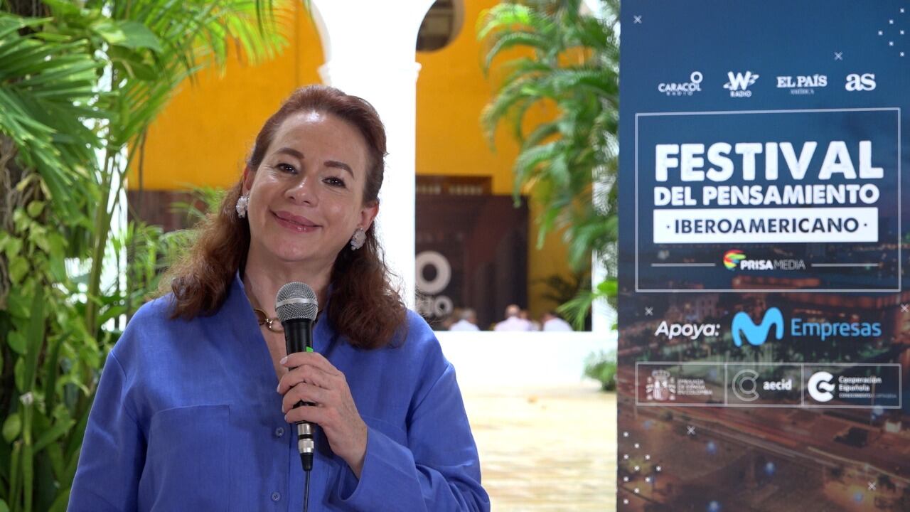 María Fernanda Espinosa, expresidente de la Asamblea de la ONU, diplomática y poetisa, habló en el primer Festival del Pensamiento Iberoamericano de Prisa Media.