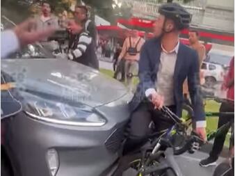 Atropello en Bogotá. Foto: Captura de pantalla