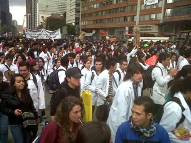 Concluyó en Bogotá protesta de estudiantes