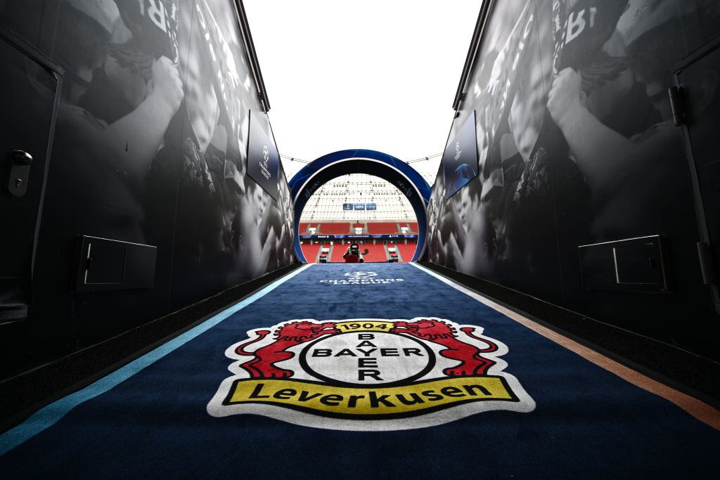 Bayer 04 Leverkusen. (Photo by Alexander Scheuber - UEFA/UEFA via Getty Images)