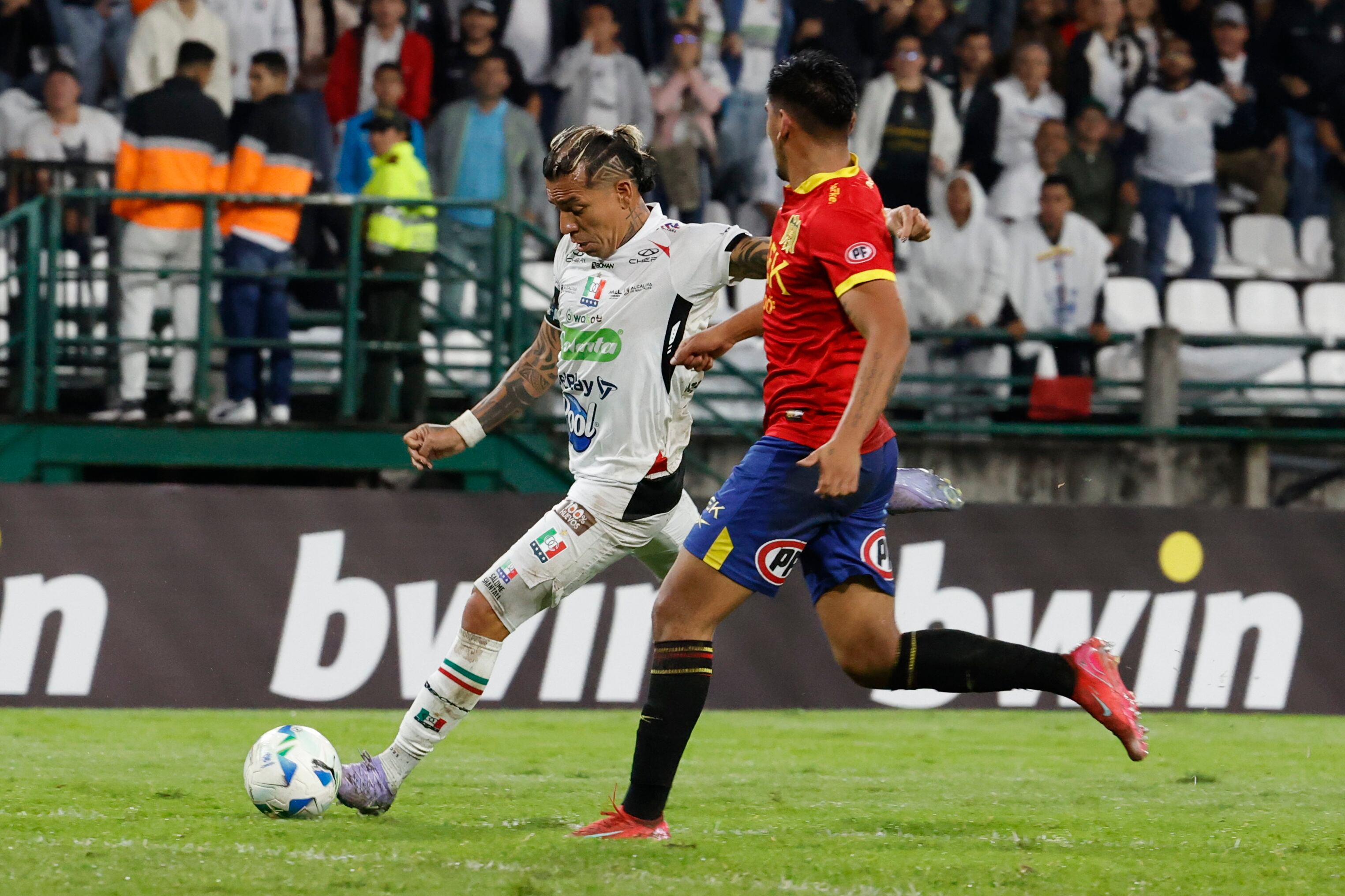 Once Caldas se enfrentó a Unión Española por Copa Sudamericana. EFE/ Mauricio Dueñas Castañeda