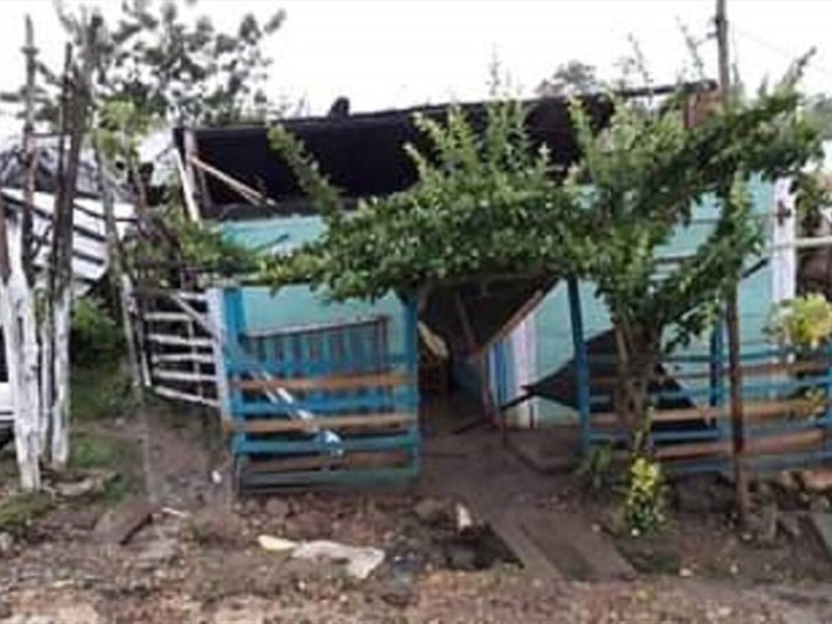 Una menor herida y cerca de 500 casas destechadas dejó vendaval en Córdoba