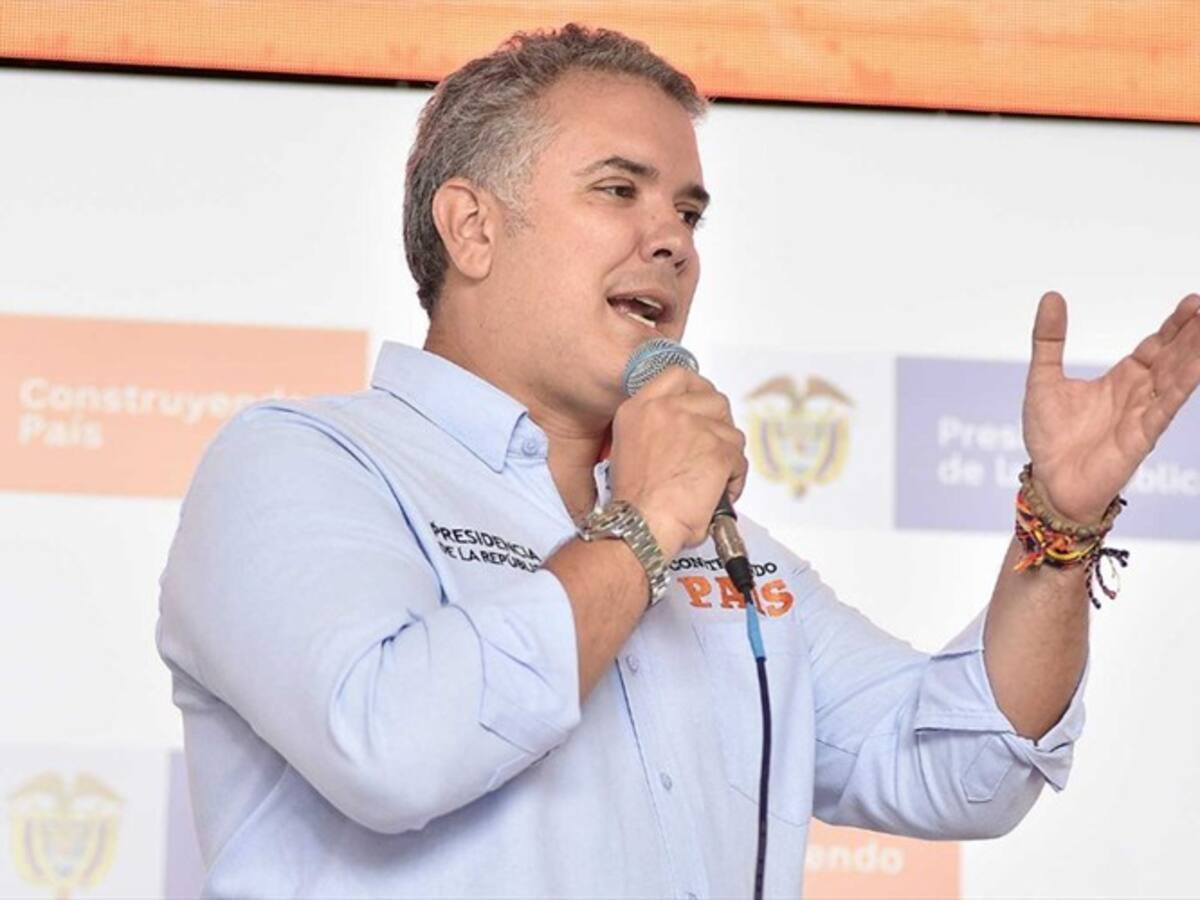 El Presidente Duque solicitó respeto para los integrantes de la Fuerza Pública