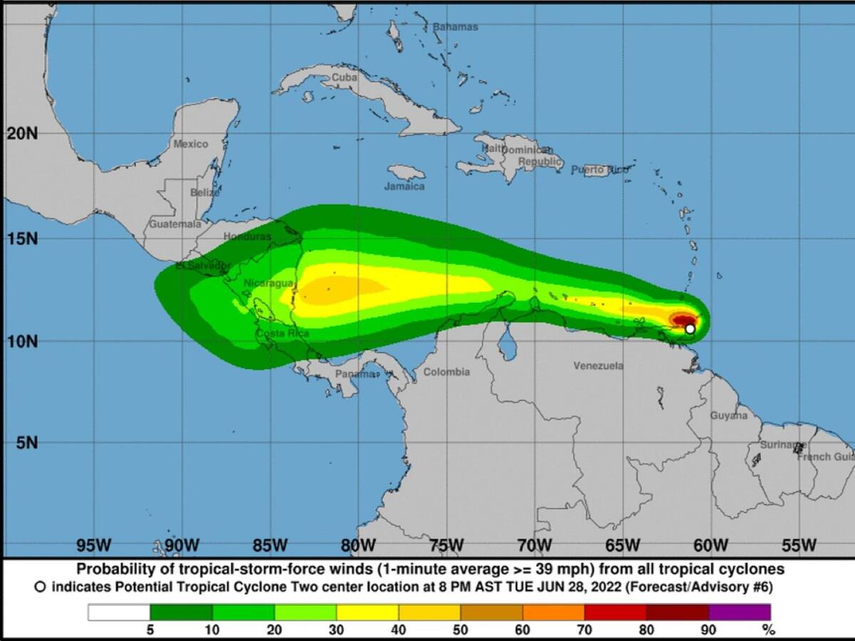 Restringen acceso a las playas de San Antero, por paso de onda tropical ‘Two’