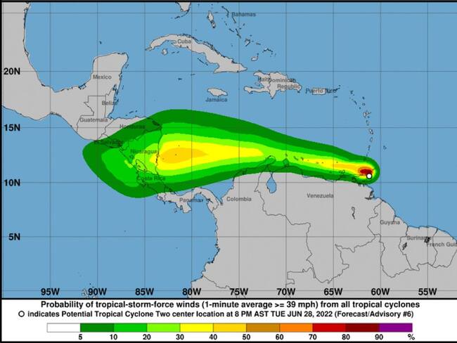 Restringen acceso a las playas de San Antero, por paso de onda tropical 'Two'. Foto: prensa Alcaldía Montería (referencia).