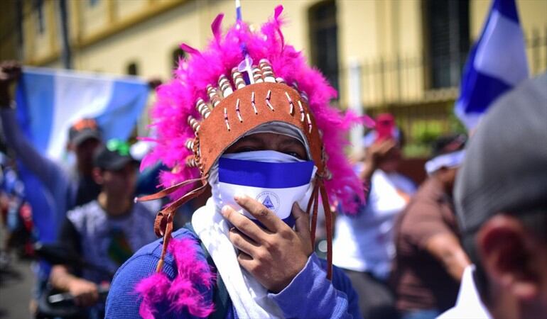 Las autoridades nicaragüenses no han confirmado ni negado esa denuncia, que ha sido condenada por organismos humanitarios locales.. Foto: Carlos Herrera/picture alliance via Getty Images