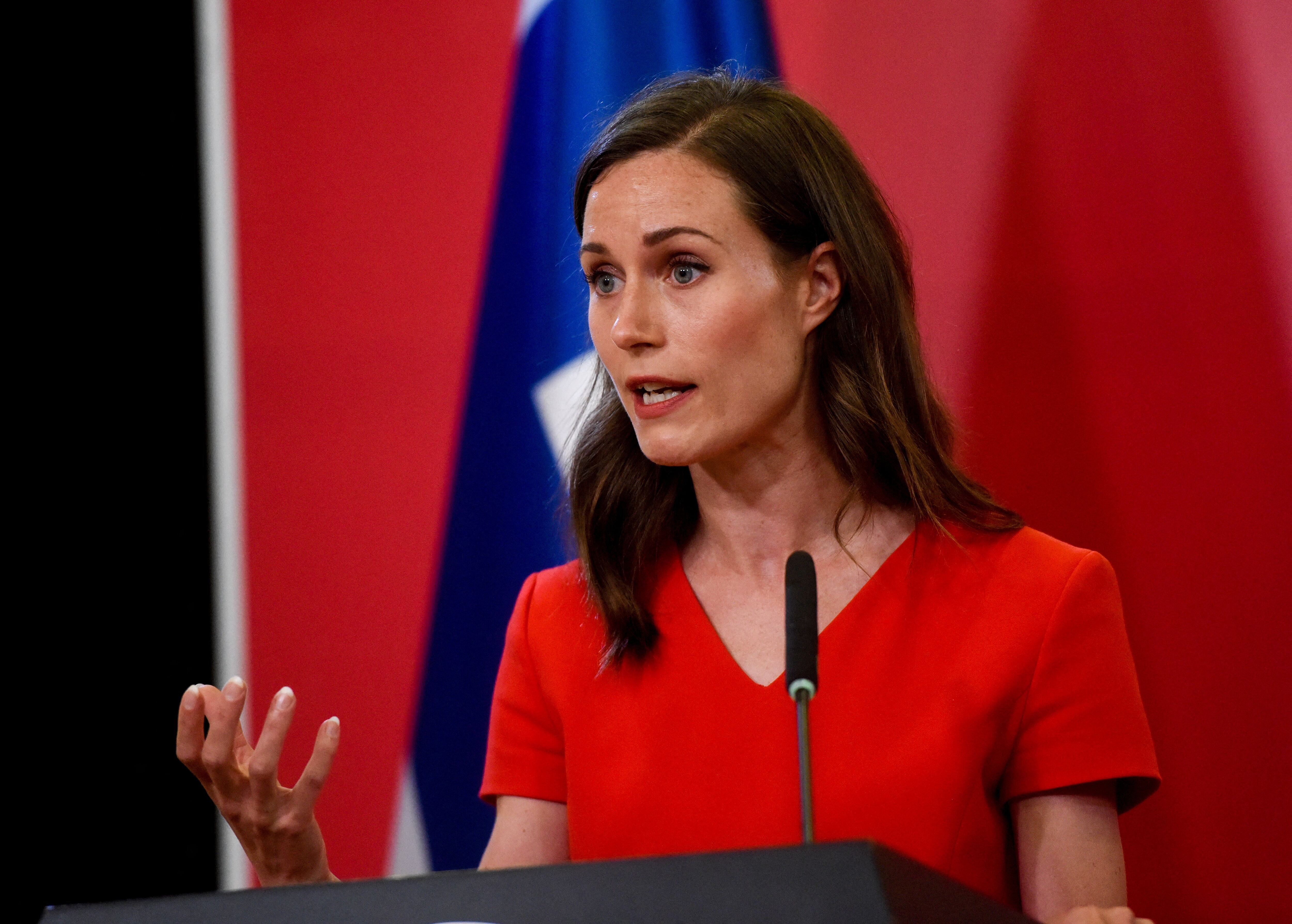 Sanna Marin, primera ministra de Finlandia. (Photo by ROBERT ATANASOVSKI/AFP via Getty Images)