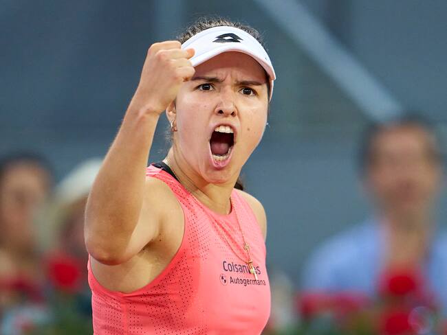 María Camila Osorio, tenista colombiana. Foto: Mateo Villalba/Quality Sport Images/Getty Images.