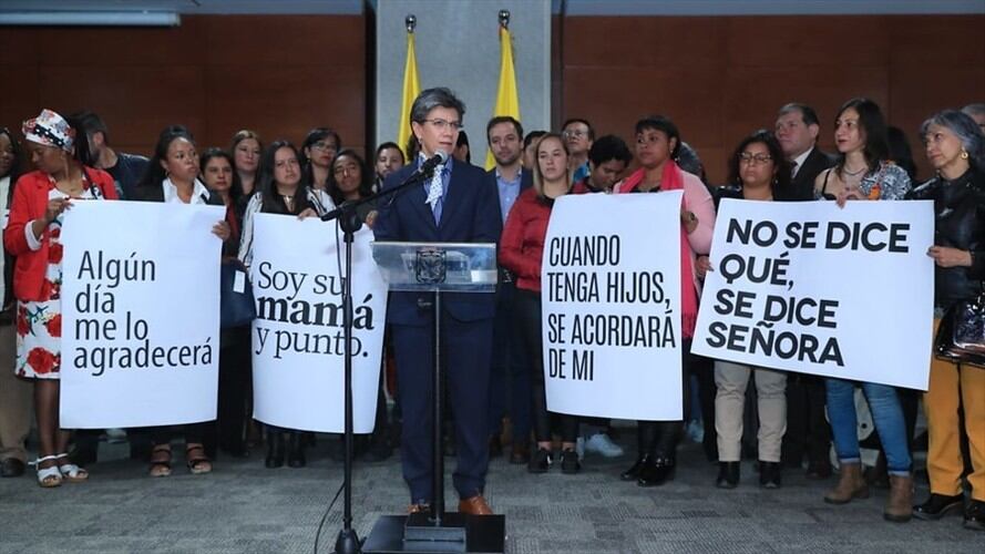 Claudia López asegura que Esmad “no volverá a salir como recurso de primera instancia”. Foto: Colprensa
