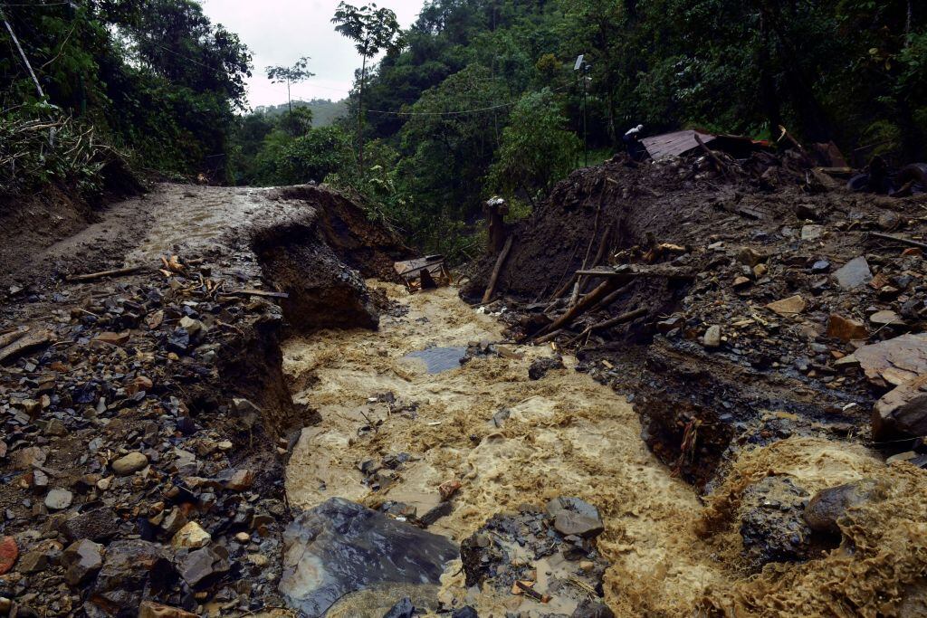 Creciente del río Cauca tiene en emergencia a diferentes municipios en Antioquia. Foto: Getty Images.