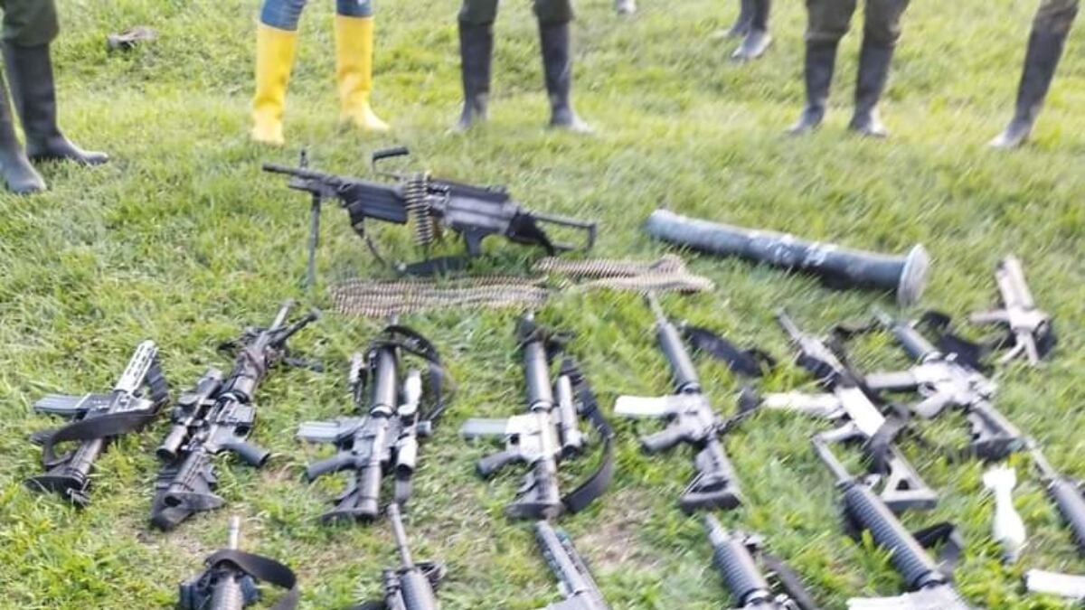 Combates en Arauca. Foto: Personería Arauca