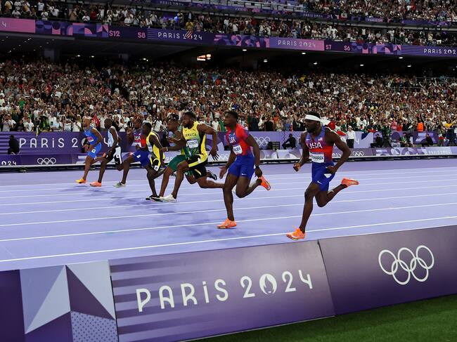 Final 100 metros planos Juegos Olímpicos París 2024 | Foto: GettyImages