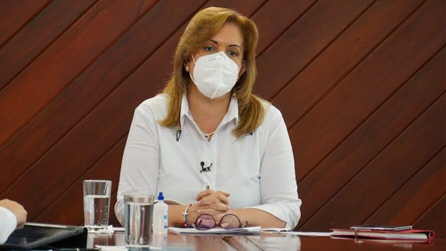 La gobernadora del Valle del Cauca anunció que reiniciará sus actividades presenciales . Foto: Gobernación del Valle del Cauca