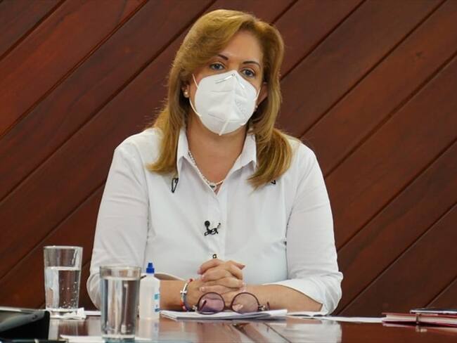 La gobernadora del Valle del Cauca anunció que reiniciará sus actividades presenciales . Foto: Gobernación del Valle del Cauca