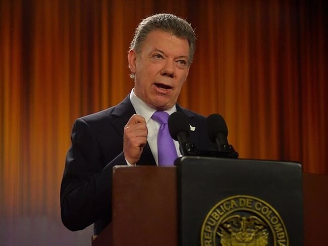 Juan Manuel Santos, presidente de la República. Foto: Colprensa