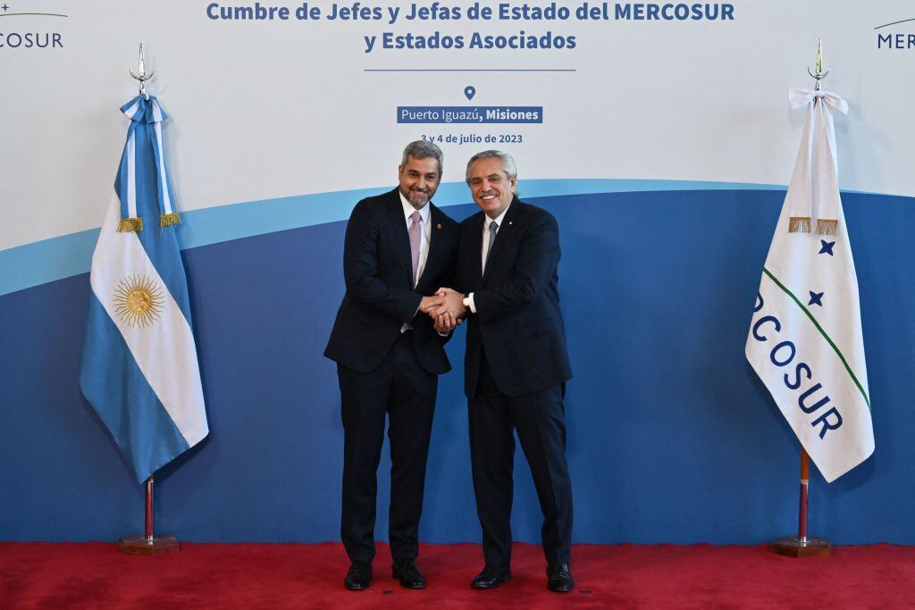 cumbre semestral de Mercosur en Argentina // Foto: NELSON ALMEIDA / AFP) (Photo by NELSON ALMEIDA/AFP via Getty Images)