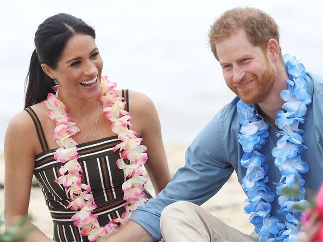 El príncipe Harry y Meghan Markle en su visita a Australia. Foto: Getty Images