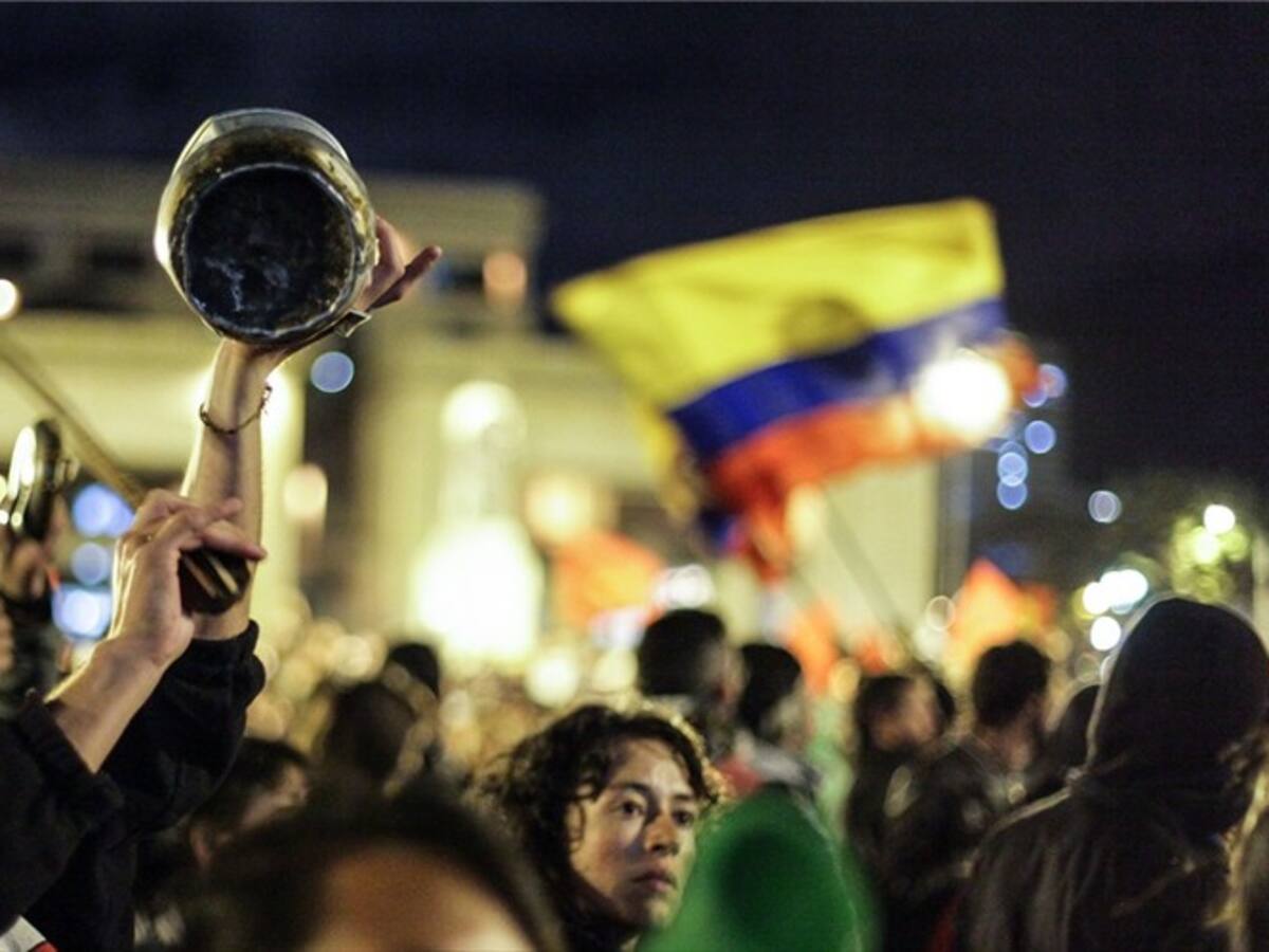 Así suena en Colombia el cacerolazo convocado por manifestantes del paro nacional